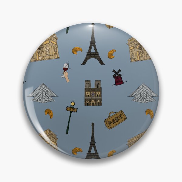Item preview, Paris landmarks  designed and sold by SlothPrints.