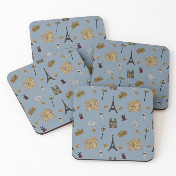 Item preview, Paris landmarks  designed and sold by SlothPrints.