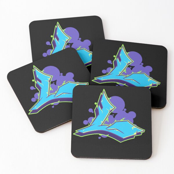 Item preview, Letter L - Graffiti Street Art Style Blue designed and sold by CreativeOpus.