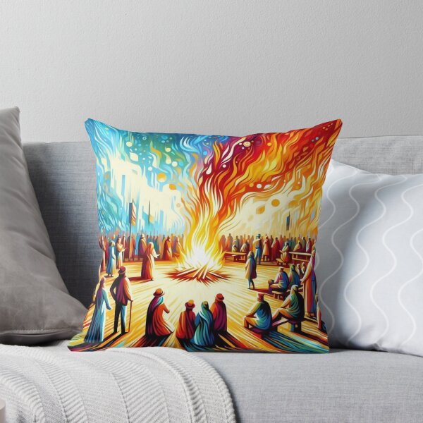 Item preview, Abstract fireplace in colorful splendor designed and sold by Sigtrix.