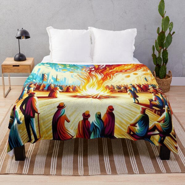 Item preview, Abstract fireplace in colorful splendor designed and sold by Sigtrix.