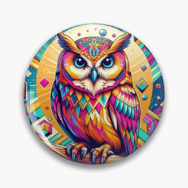 Item preview, pop art style cute owl designed and sold by Dogandesighn.