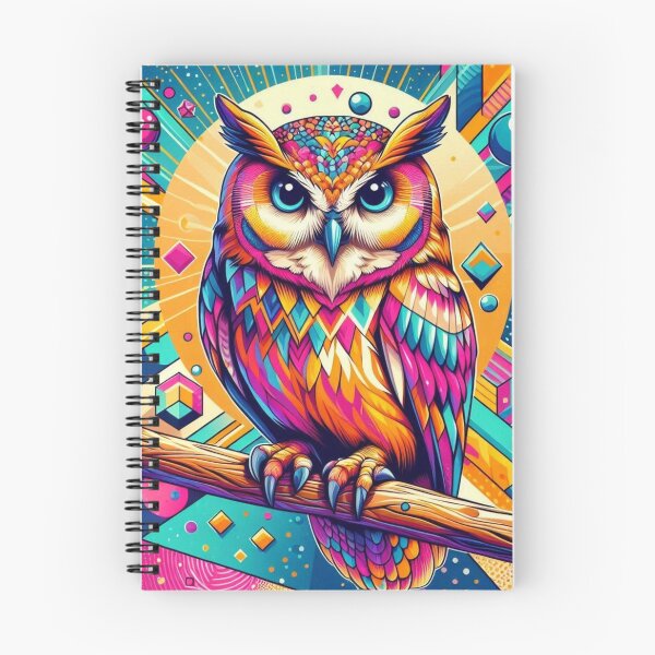 Item preview, pop art style cute owl designed and sold by Dogandesighn.