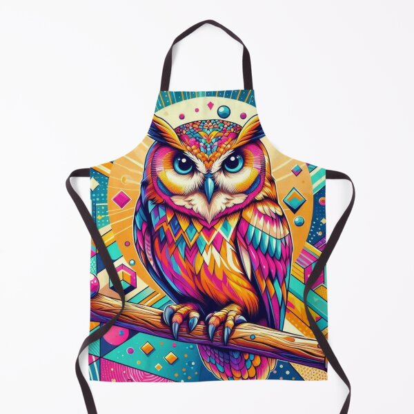 Item preview, pop art style cute owl designed and sold by Dogandesighn.