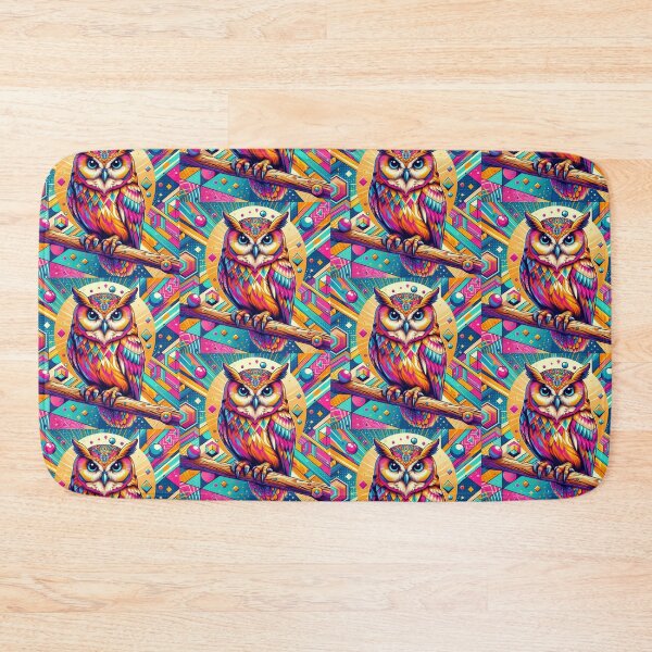 Item preview, pop art style cute owl designed and sold by Dogandesighn.