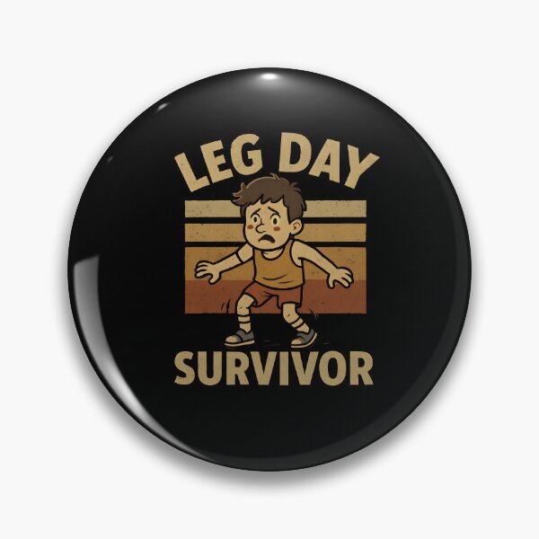 Item preview, Leg Day Survivor Funny Little Boy Gym Workout Exhausted Design designed and sold by allogy.
