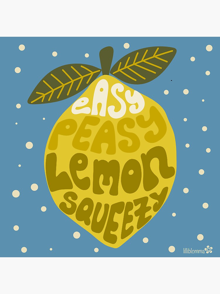 Thumbnail 2 of 2, Tote Bag, Easy peasy lemon squeezy designed and sold by lilliblomma.