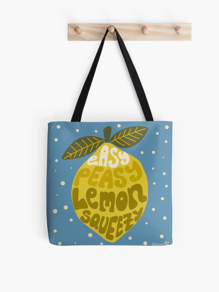 Thumbnail 1 of 2, Tote Bag, Easy peasy lemon squeezy designed and sold by lilliblomma.