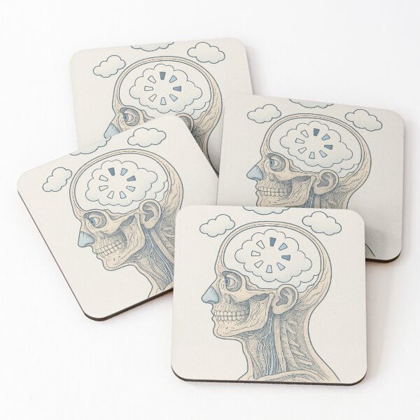 Item preview, Emotionally Buffering Brain Vintage Anatomy Poster designed and sold by ac3iongDcreator.