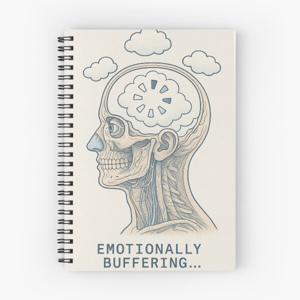 Item preview, Emotionally Buffering Brain Vintage Anatomy Poster designed and sold by ac3iongDcreator.