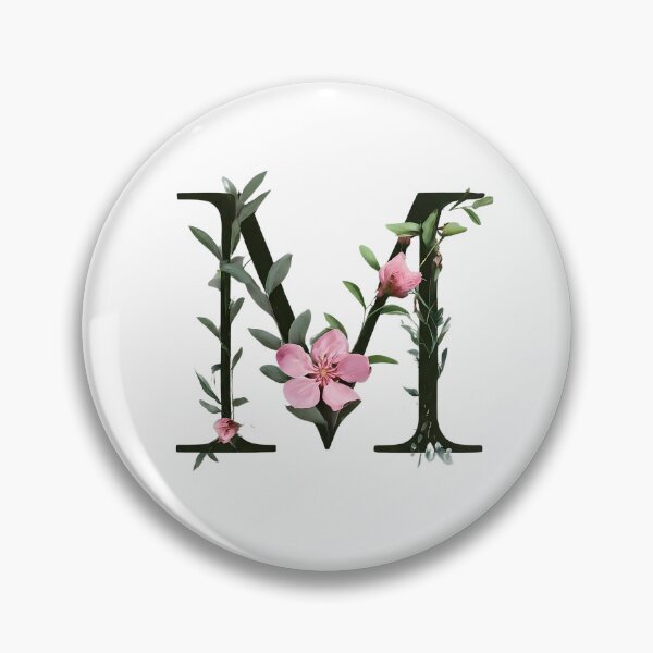 Item preview, Elegant Botanical Letter M - Nature-Inspired Monogram Art Print. designed and sold by Psycho-Crazy.