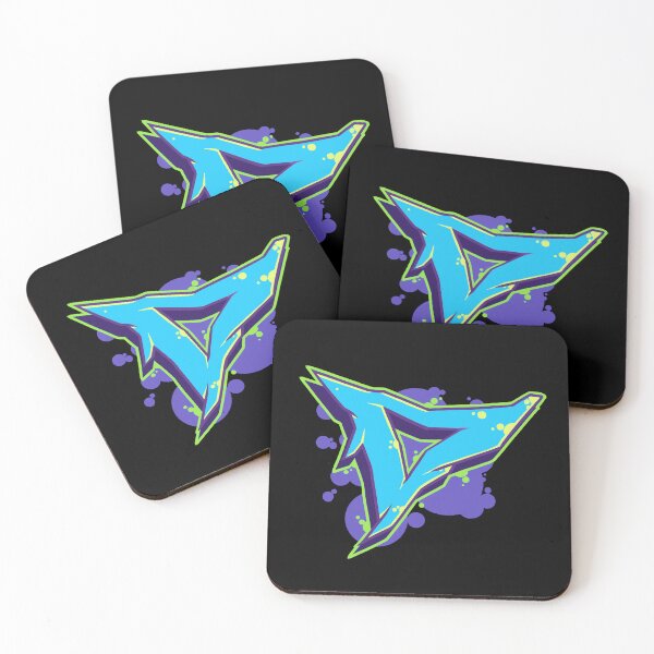 Item preview, Letter D - Graffiti Street Art Style Blue designed and sold by CreativeOpus.