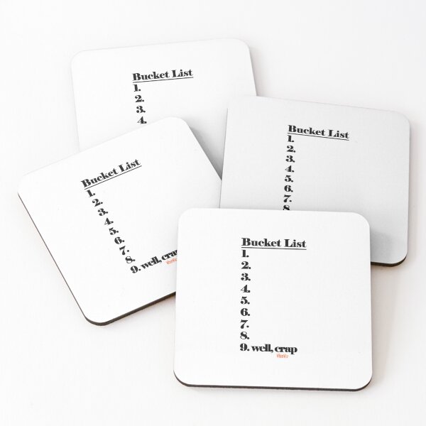 Item preview, Bucket List - Funny words designed and sold by WhimWiz.