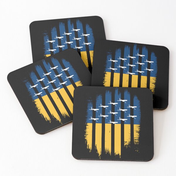 Item preview, Ukraine Drone Flag – Modern Patriotic Support Design designed and sold by Serbin.