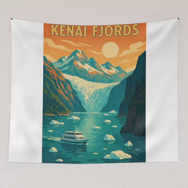Item preview, Kenai Fjords Glacier Cruise Alaska designed and sold by Places On Earth.