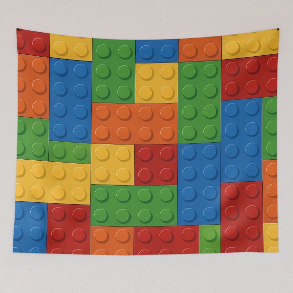 Item preview, Colorful Building Blocks – Seamless Playful Pattern designed and sold by Kaleidoscope Print.