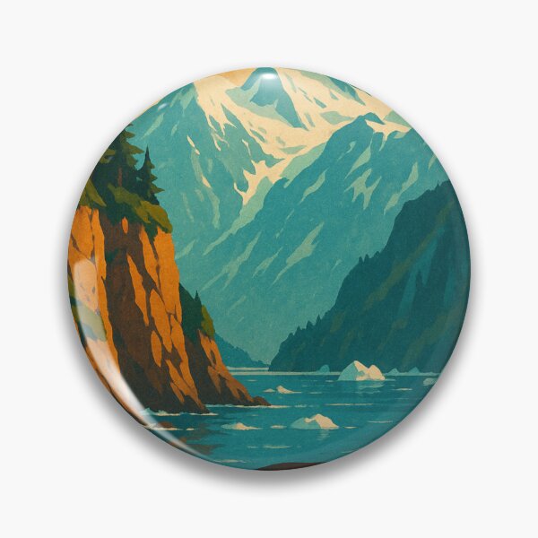 Item preview, Kenai Fjords Orca Mountains Alaska designed and sold by Places On Earth.