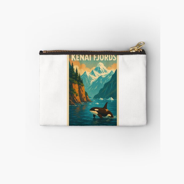 Item preview, Kenai Fjords Orca Mountains Alaska designed and sold by Places On Earth.