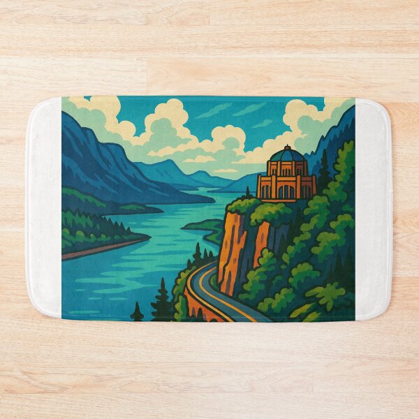 Item preview, Columbia River Gorge Vista House Oregon designed and sold by Places On Earth.