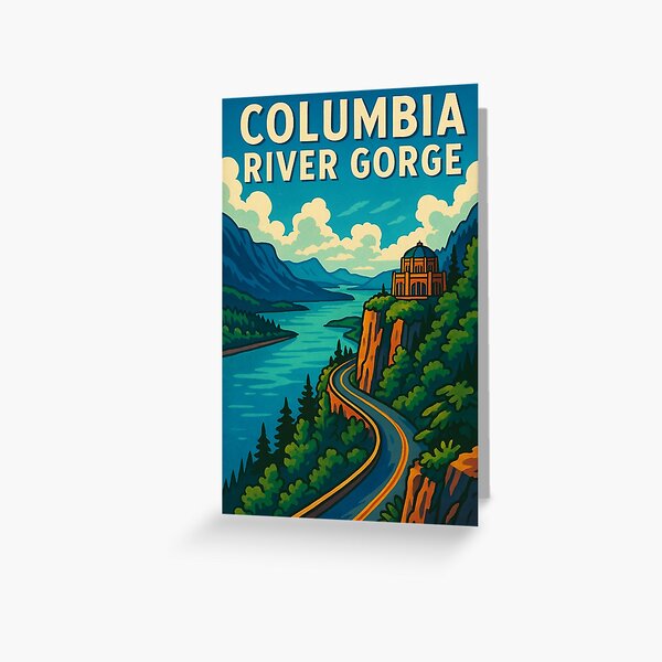Item preview, Columbia River Gorge Vista House Oregon designed and sold by Places On Earth.