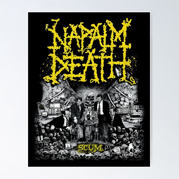 Artikel-Vorschau von Napalm Death Scum, designt und verkauft von sammielittle.