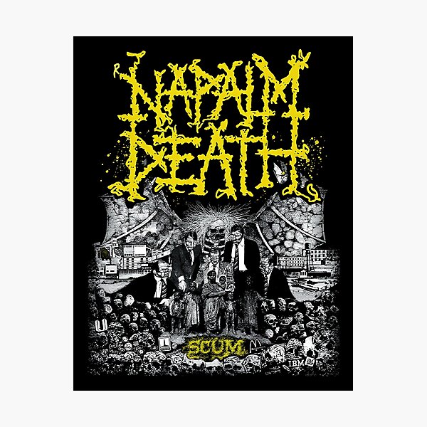 Artikel-Vorschau von Napalm Death Scum, designt und verkauft von sammielittle.