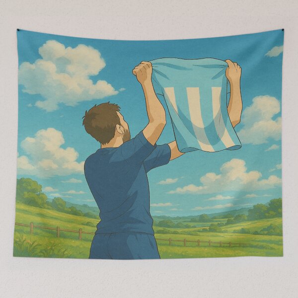 Item preview, Magical Victory Celebration in Ghibli Style designed and sold by ArtsyEcho.