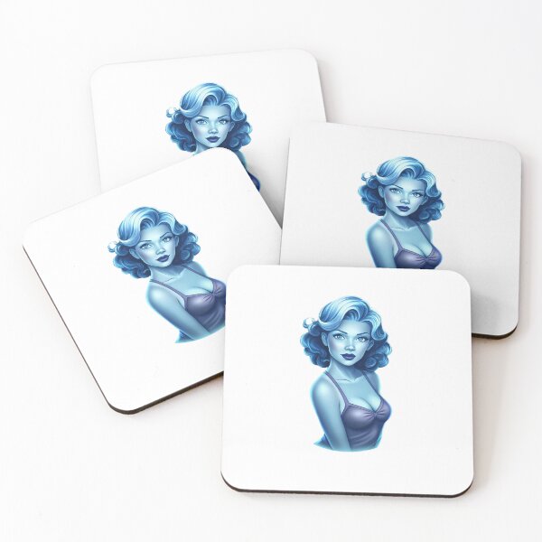 Item preview, Glowing Illustration of a Woman with Retro Mid 20th Century Style designed and sold by Creative88Art.