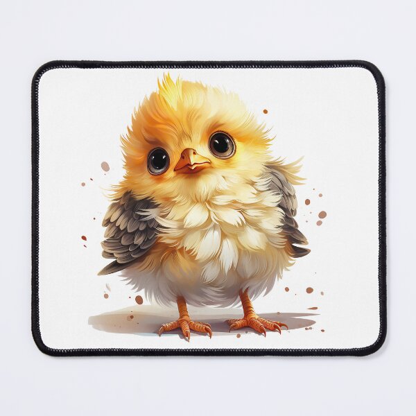 Item preview,  Adorable Fluffy Bird with Big Eyes designed and sold by SylvieVibes.