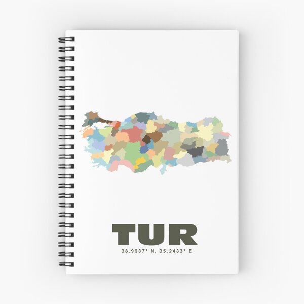 Item preview, Colorful Turkey Map Poster | Modern TUR Art | Türkiye Provinces Wall Art | Gift for Traveler and Geography Lover designed and sold by CartoPrints.