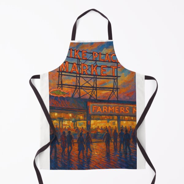 Item preview, Pike Place Market Sign Seattle Washington designed and sold by Places On Earth.