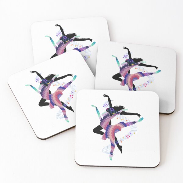Item preview, Dancing Girls with Music – Joyful Expression of Rhythm and Life designed and sold by ArtsyExplorer.