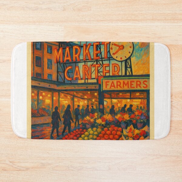 Item preview, Pike Place Market Public Market Center Seattle designed and sold by Places On Earth.