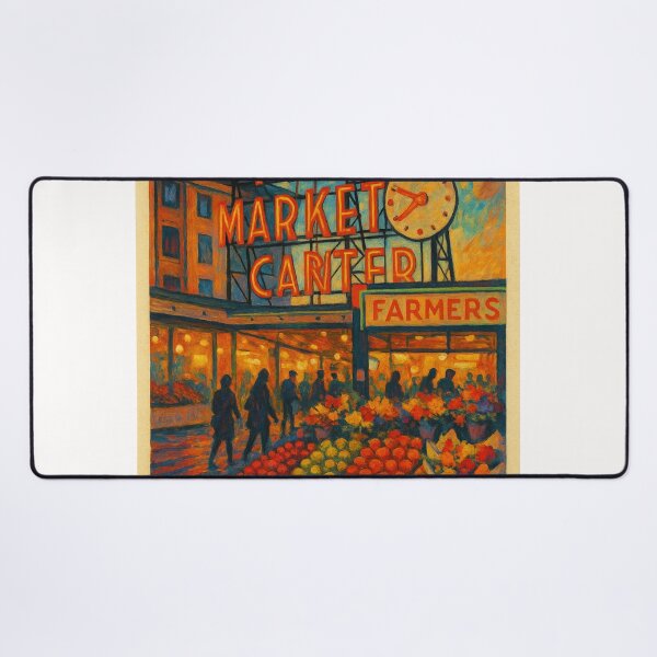 Item preview, Pike Place Market Public Market Center Seattle designed and sold by Places On Earth.