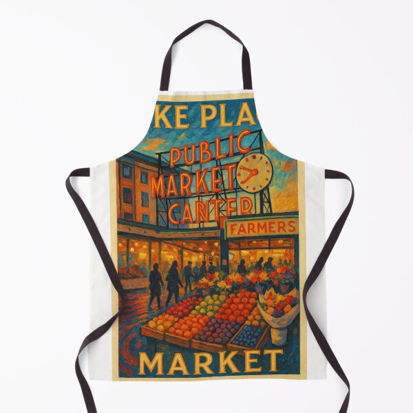 Item preview, Pike Place Market Public Market Center Seattle designed and sold by Places On Earth.