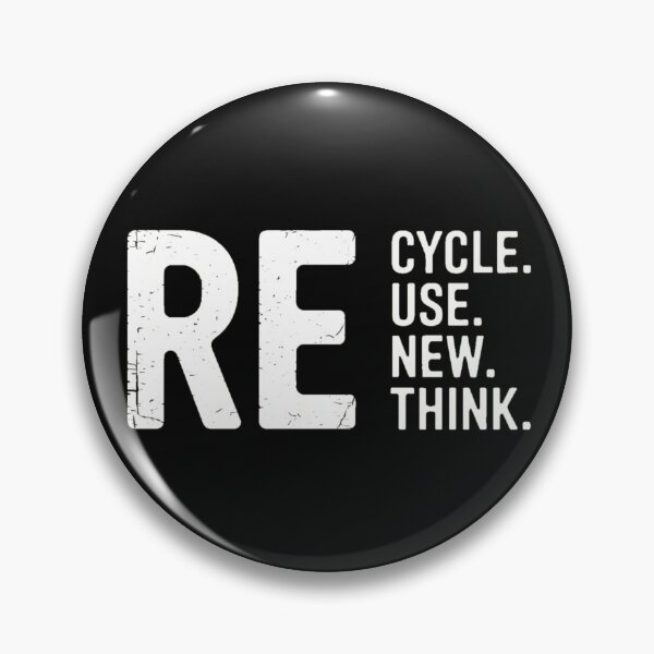 Item preview, Eco Motivational Quote - Recycle, Reuse, Renew, Rethink | Bold Text Design designed and sold by Moad Fahim.