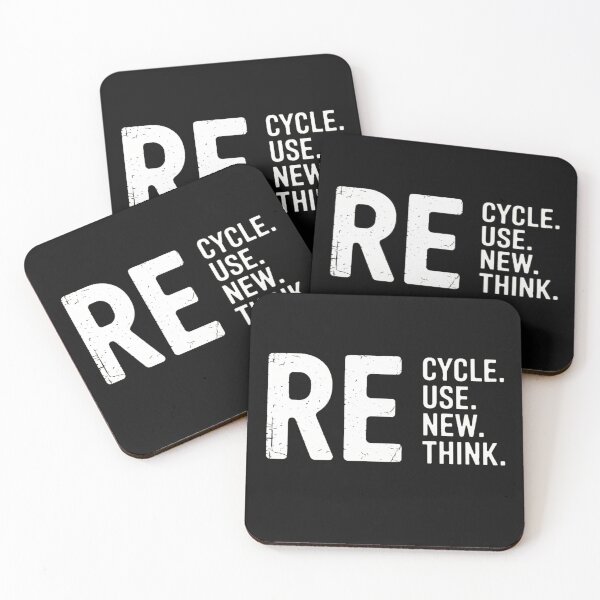 Item preview, Eco Motivational Quote - Recycle, Reuse, Renew, Rethink | Bold Text Design designed and sold by Moad Fahim.