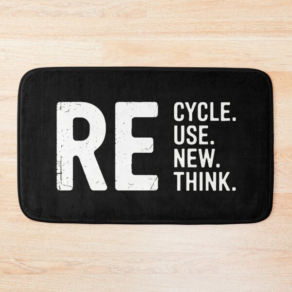 Item preview, Eco Motivational Quote - Recycle, Reuse, Renew, Rethink | Bold Text Design designed and sold by Moad Fahim.