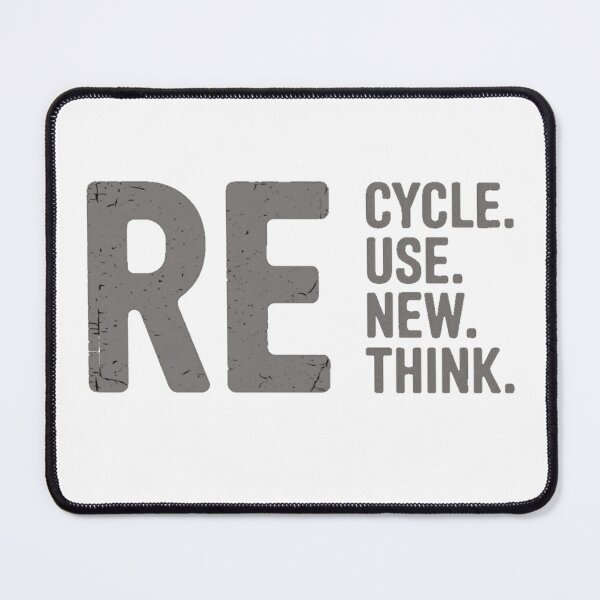 Item preview, Eco Motivational Quote - Recycle, Reuse, Renew, Rethink | Bold Text Design designed and sold by Moad Fahim.