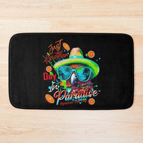 Item preview, Just Another Day in Paradise Squeeze the Day Parrot Tropical Summer Citrus designed and sold by MindWave THC.