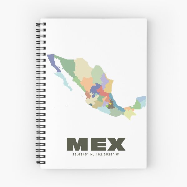 Item preview, Colorful Mexico Map Poster | Modern MEX Art | Mexican States Wall Art | Gift for Traveler and Geography Lover designed and sold by CartoPrints.