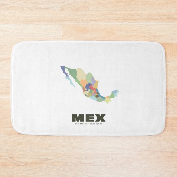 Item preview, Colorful Mexico Map Poster | Modern MEX Art | Mexican States Wall Art | Gift for Traveler and Geography Lover designed and sold by CartoPrints.