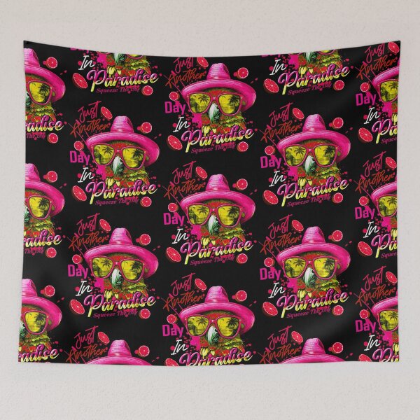 Item preview, Just Another Day in Paradise Squeeze the Day Parrot Tropical Summer Citrus designed and sold by MindWave THC.