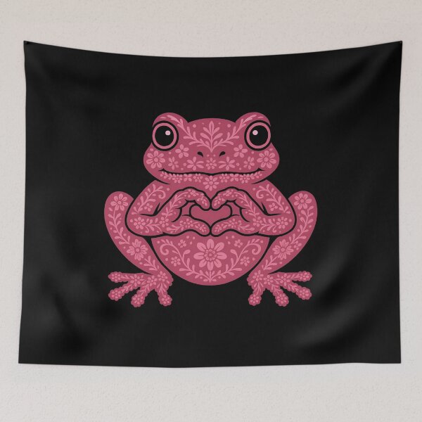 Item preview, Blooming Heart Frog designed and sold by ATOTI.