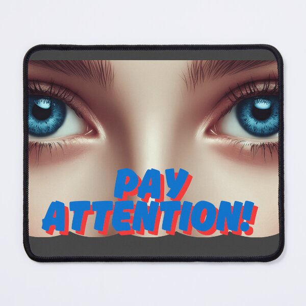 Item preview, Pay Attention – Bold Blue Eyes Staring Design designed and sold by Kantacafe.