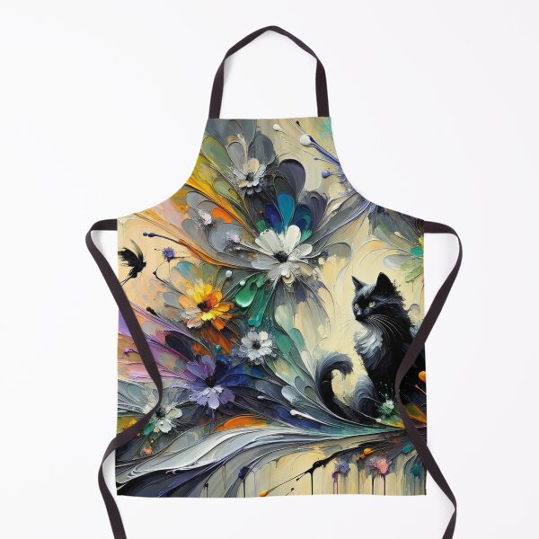 Item preview, Playful Feline Painting for Cozy Home Decor and Cat Lovers designed and sold by Keirnyx.