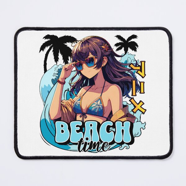 Item preview, Anime girl on the beach designed and sold by Ultimate-Rabbit.