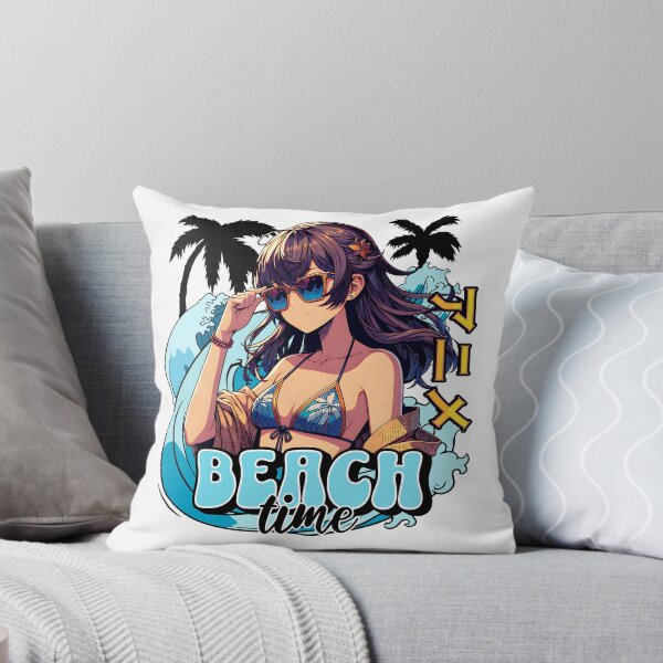 Item preview, Anime girl on the beach designed and sold by Ultimate-Rabbit.