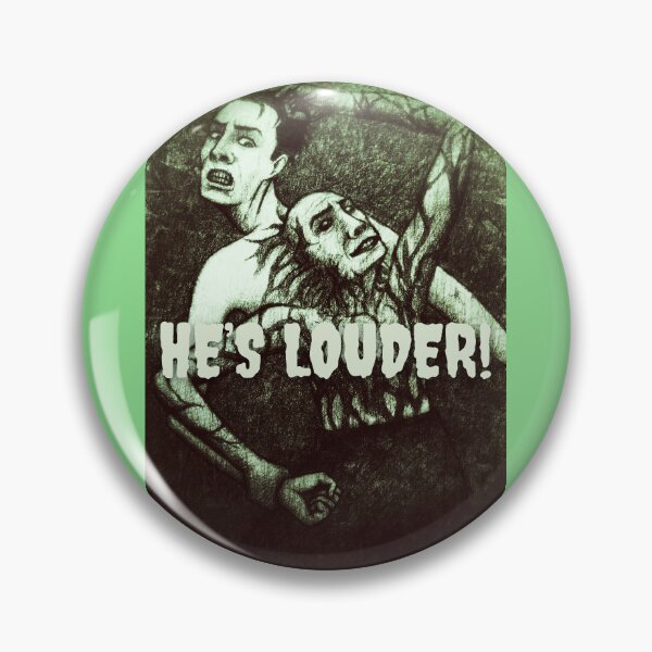Item preview, He’s Louder - Rising Inner Chaos designed and sold by Anomaly Effect.