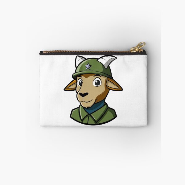 Item preview, Young goat soldier in uniform. designed and sold by GregorySmithRed.